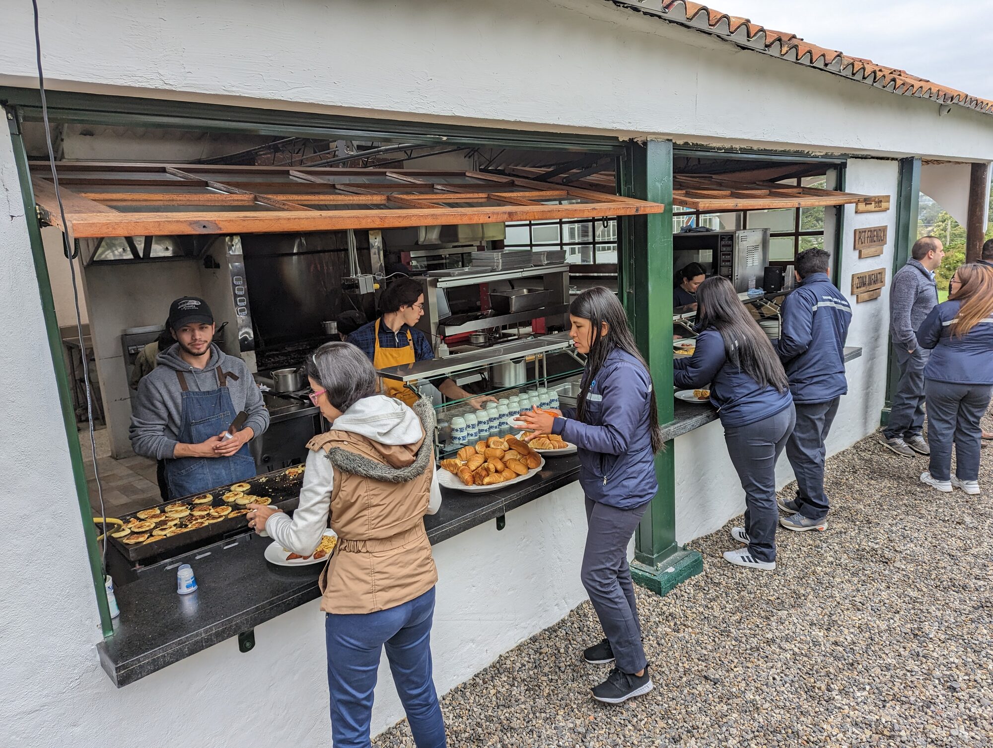 Zona de comida al aire libre