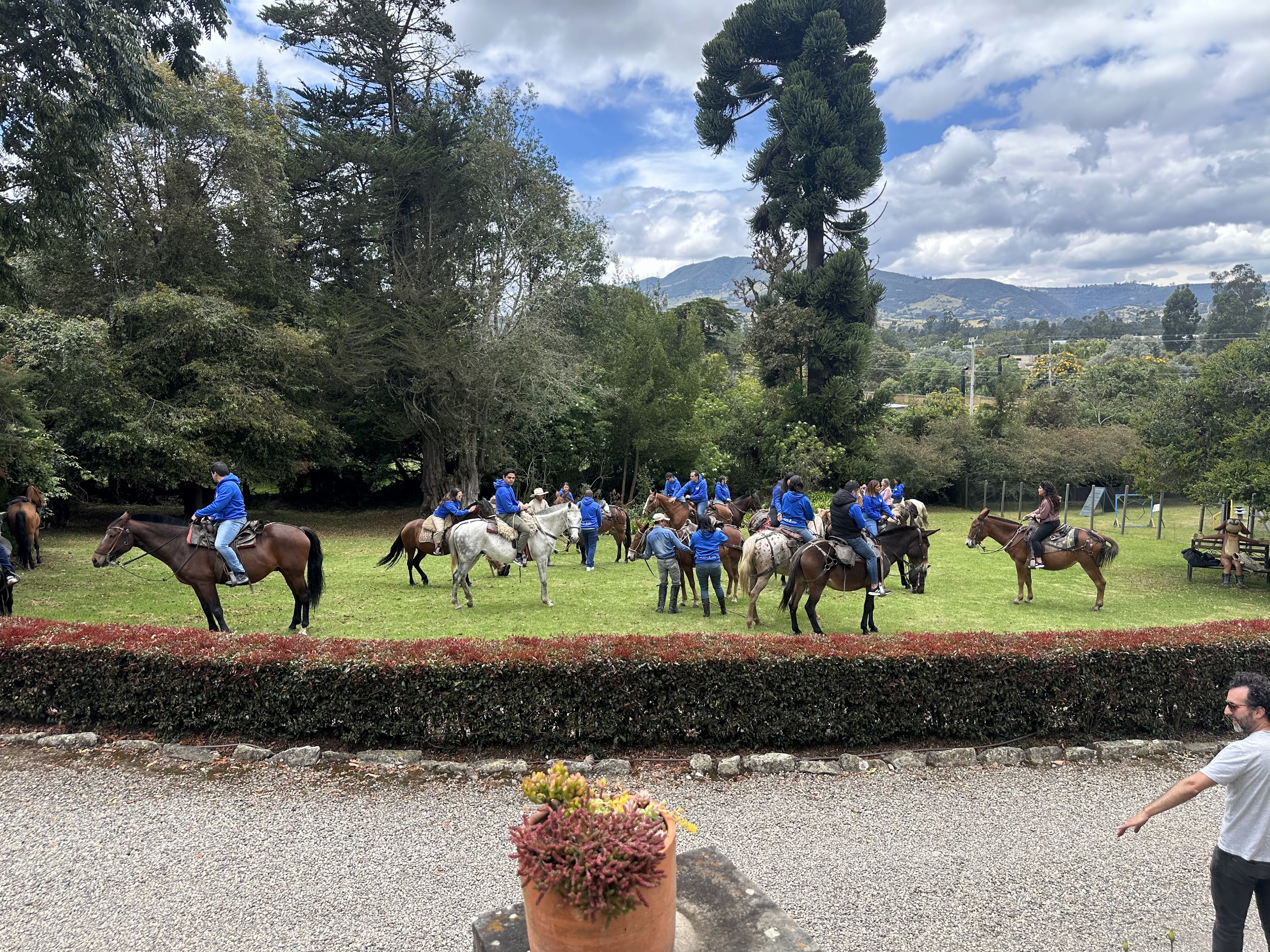 Jardines de la hacienda